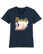 pentru cupluri - Beauty - BeastBeauty2 Tricou mânecă scurtă guler V Bărbat Presenter