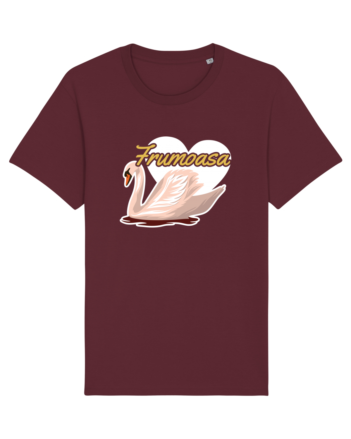 Tricou mânecă scurtă Unisex Rocker Burgundy