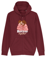 De ziua îndrăgostiților - Better together Hanorac cu fermoar Unisex Connector