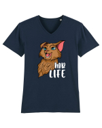 Pentru cupluri - Mr Life - GoodLife1 Tricou mânecă scurtă guler V Bărbat Presenter