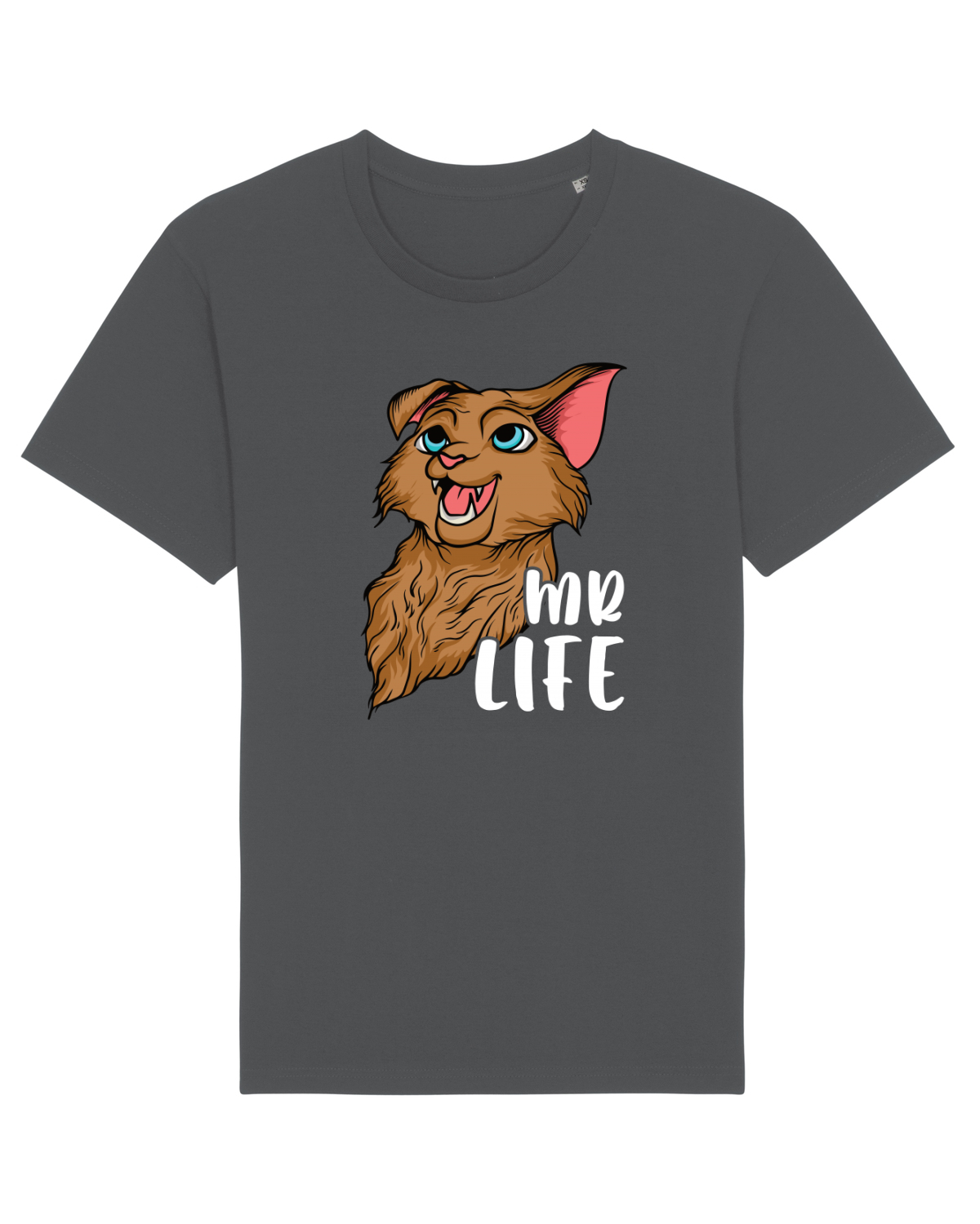 Tricou mânecă scurtă Unisex Rocker Anthracite