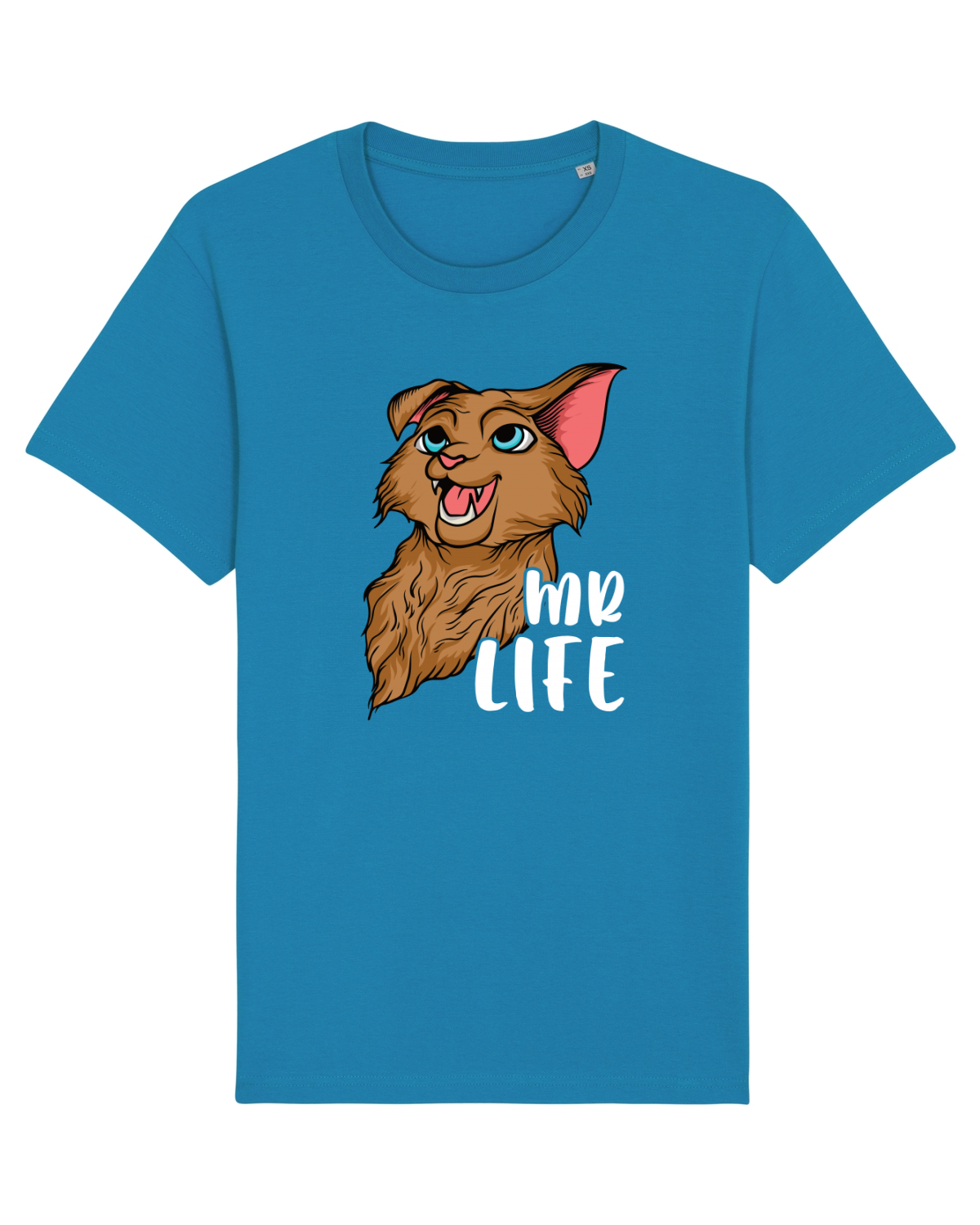 Tricou mânecă scurtă Unisex Rocker Azur