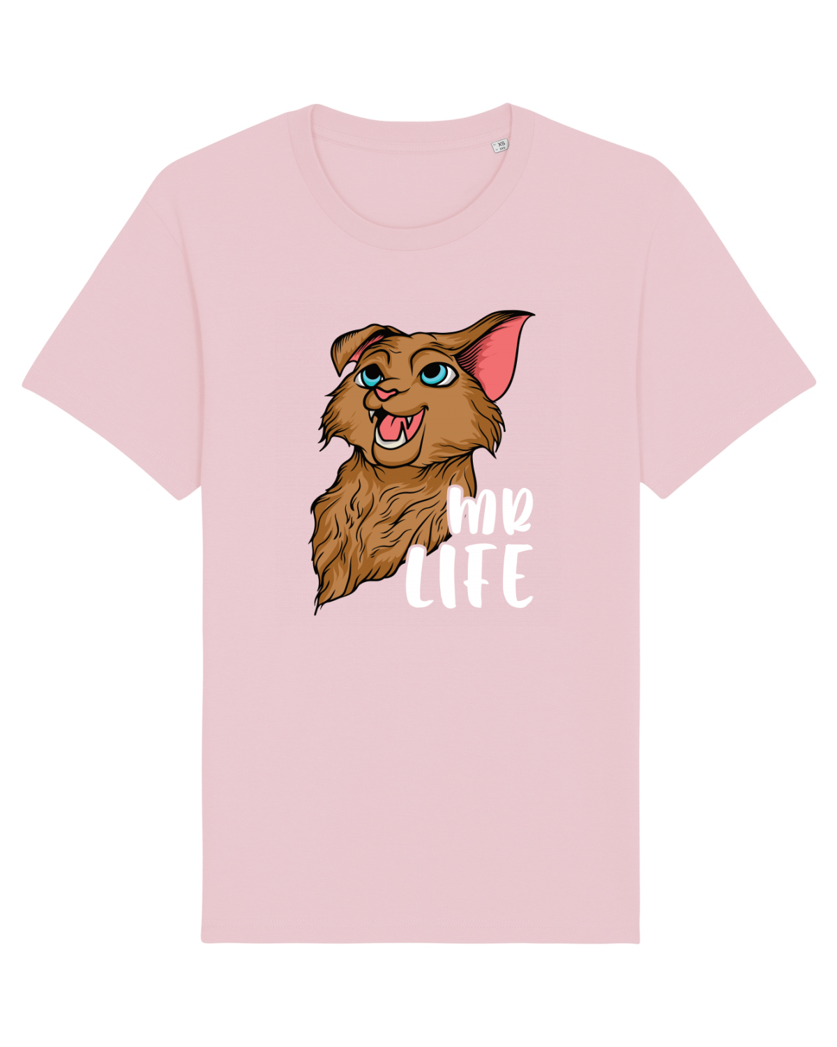 Tricou mânecă scurtă Unisex Rocker Cotton Pink