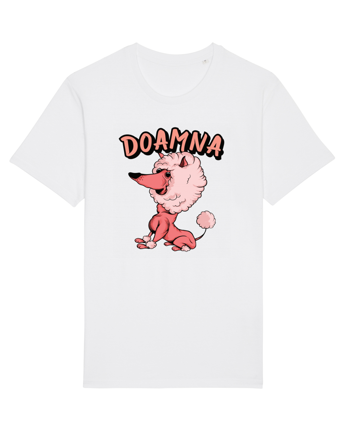 Tricou mânecă scurtă Unisex Rocker White