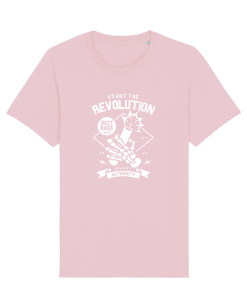 Revolution Skeleton White Cotton Pink