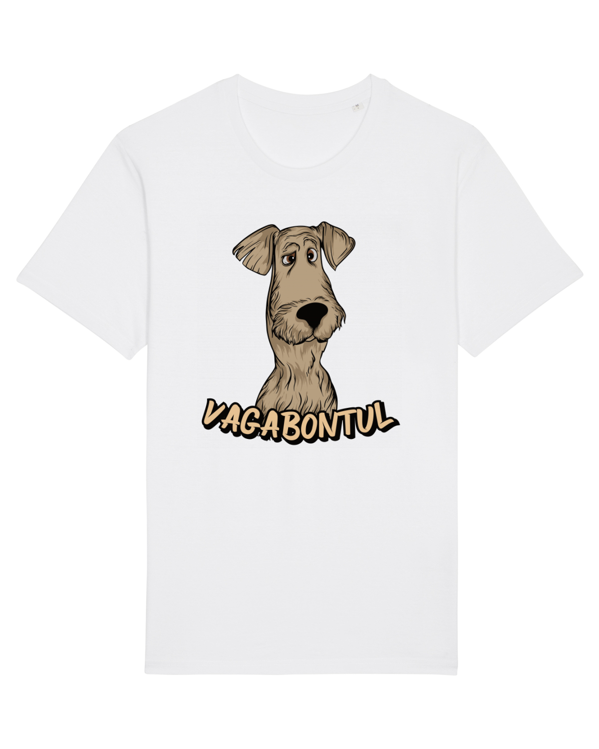 Tricou mânecă scurtă Unisex Rocker White