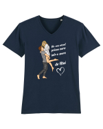Pentru cupluri - Dragoste într-o seară de mai 1 Tricou mânecă scurtă guler V Bărbat Presenter