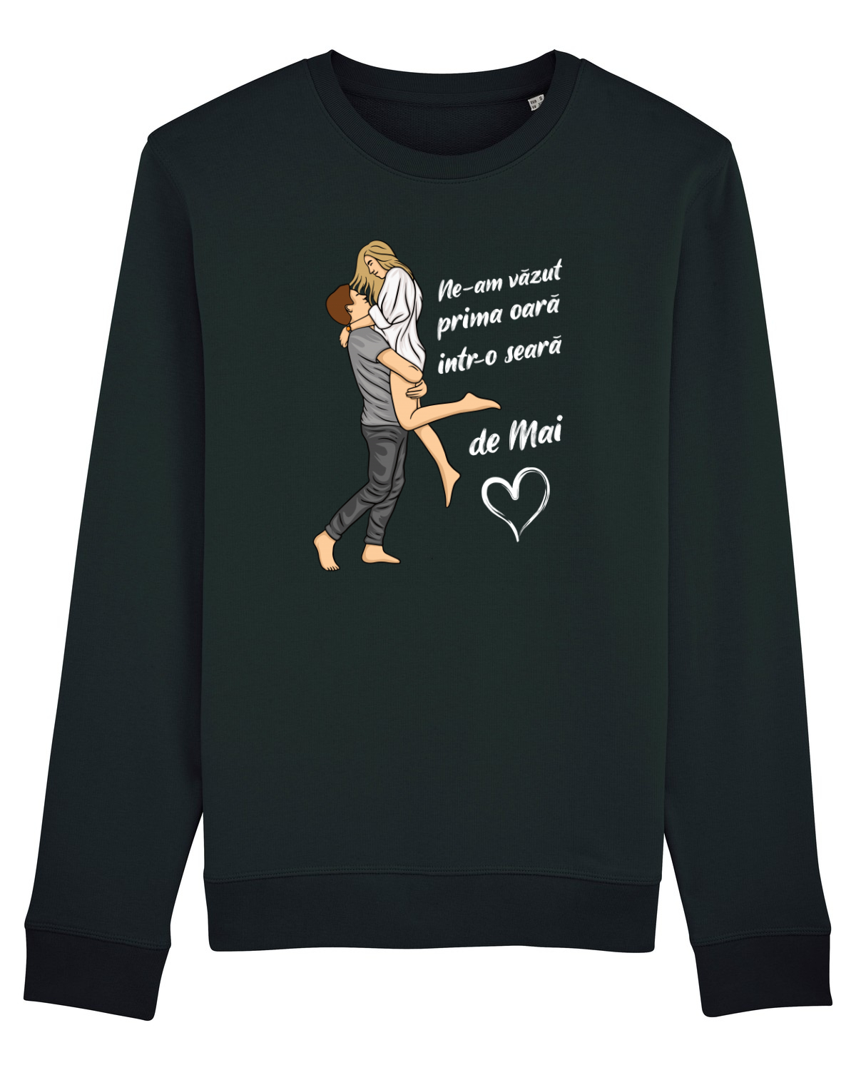 Bluză mânecă lungă Unisex Rise Black