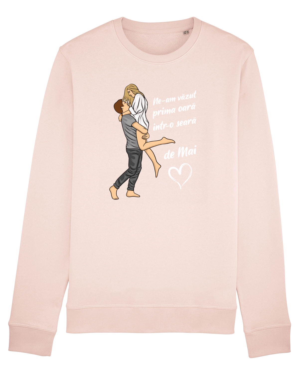 Bluză mânecă lungă Unisex Rise Candy Pink