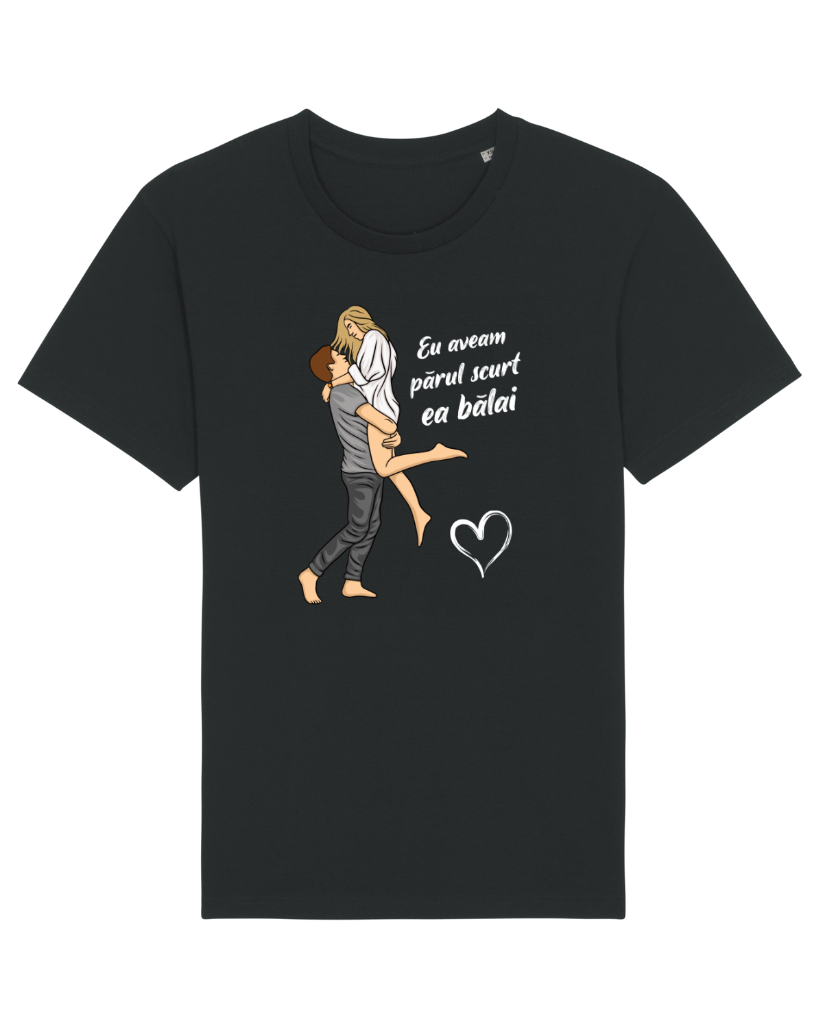 Tricou mânecă scurtă Unisex Rocker Black