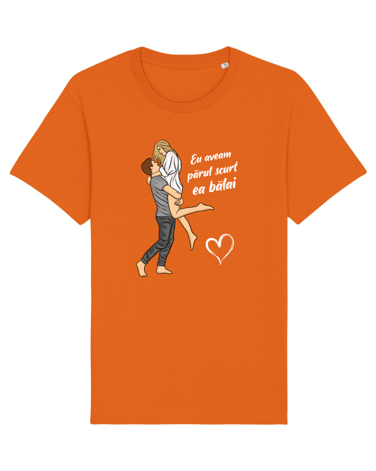 Tricou mânecă scurtă Unisex Rocker Bright Orange