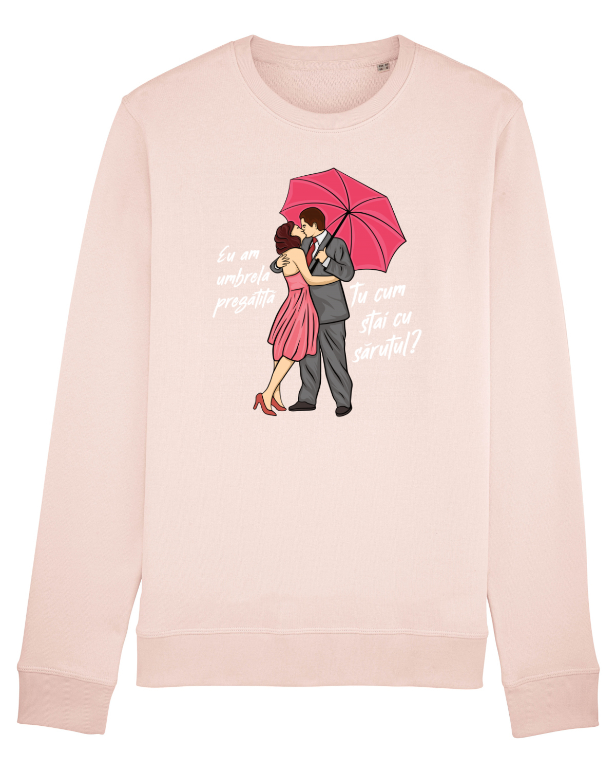 Bluză mânecă lungă Unisex Rise Candy Pink