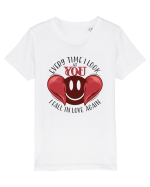 De ziua îndrăgostiților - Every time I look at you Tricou mânecă scurtă  Copii Mini Creator