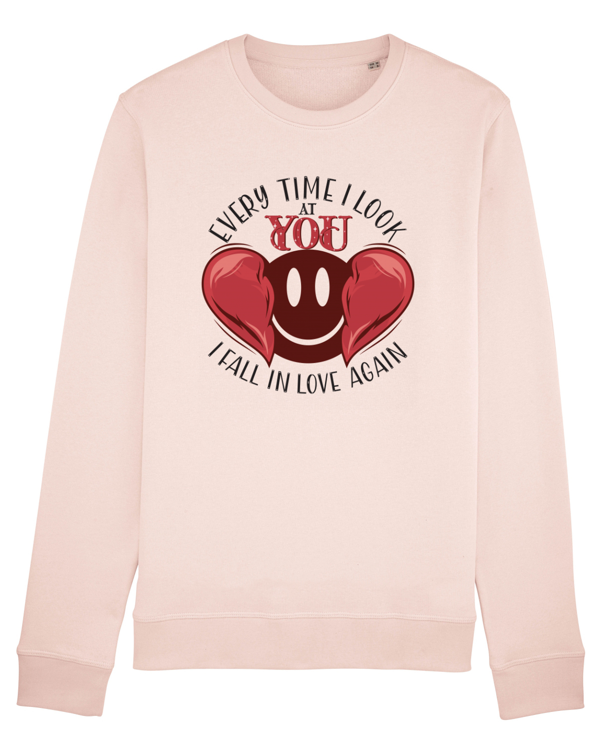 Bluză mânecă lungă Unisex Rise Candy Pink