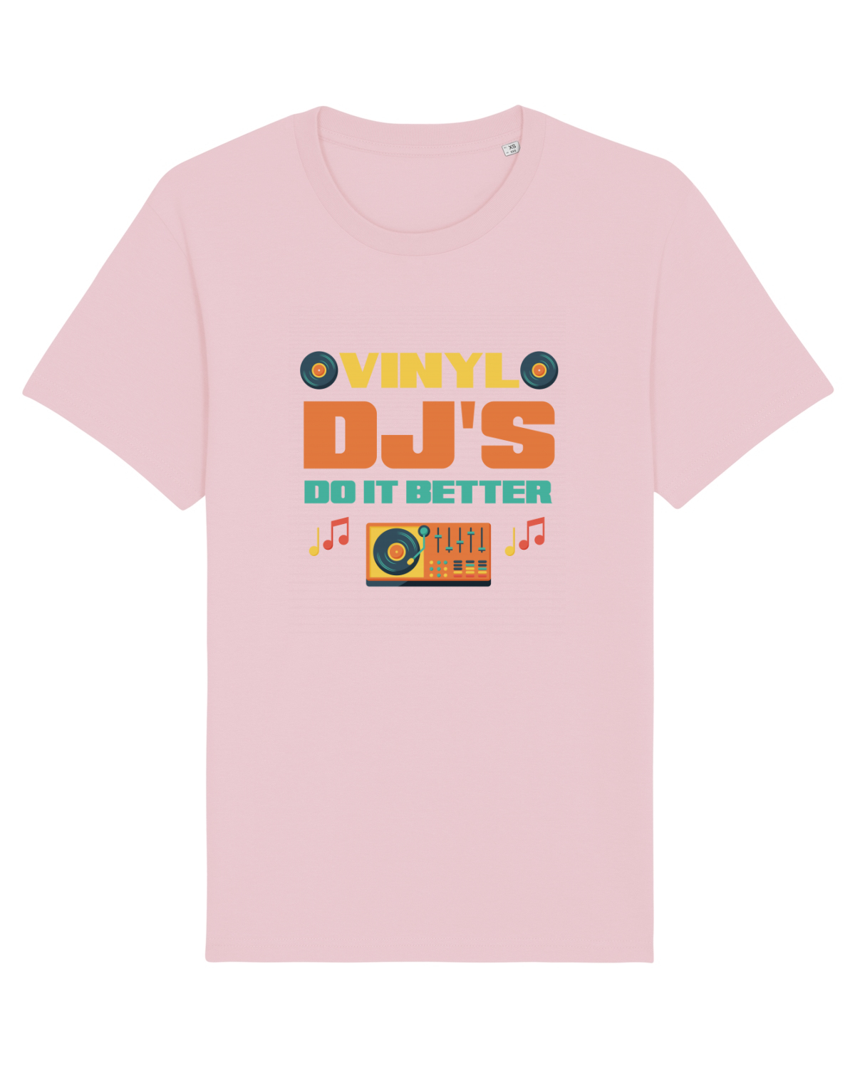 Tricou mânecă scurtă Unisex Rocker Cotton Pink