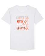 SPHYNX Tricou mânecă scurtă guler larg Bărbat Skater