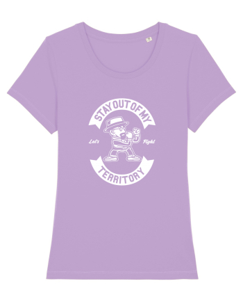 Stay Out Fighter White Lavender Dawn