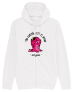 Pentru cupluri - Find someone just as weird as you 1 Hanorac cu fermoar Unisex Connector