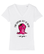 Pentru cupluri - Find someone just as weird as you 1 Tricou mânecă scurtă guler V Damă Evoker