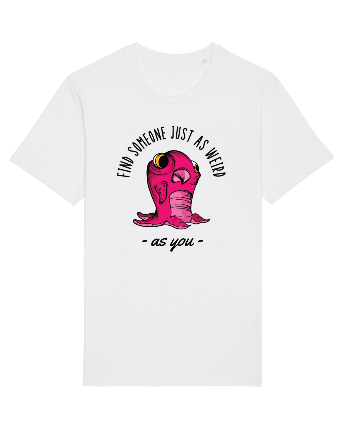 Tricou mânecă scurtă Unisex Rocker White