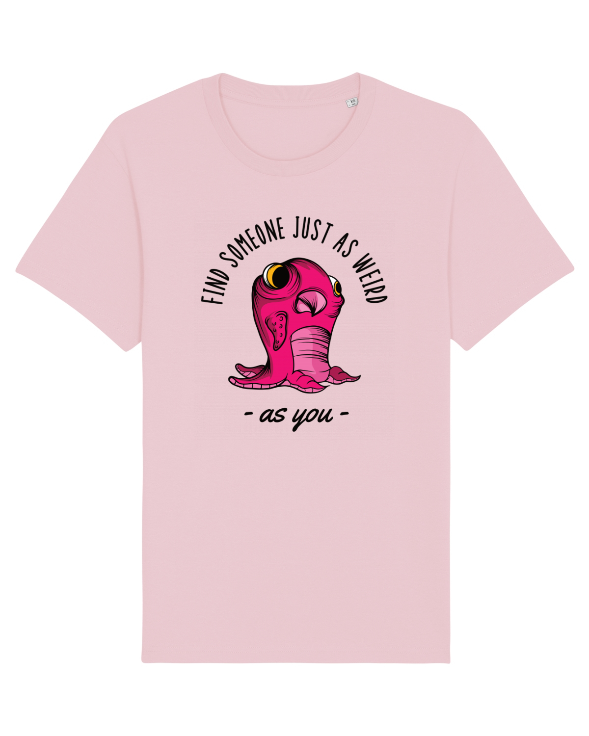 Tricou mânecă scurtă Unisex Rocker Cotton Pink