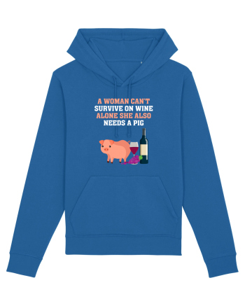 PIG and wine Royal Blue