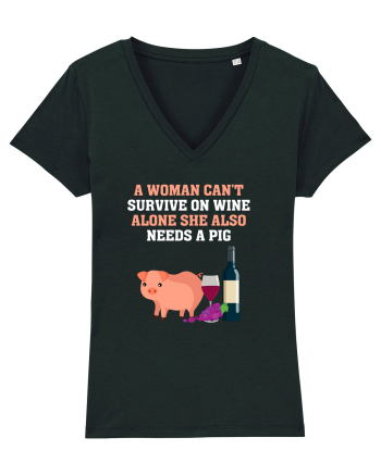 PIG and wine Black