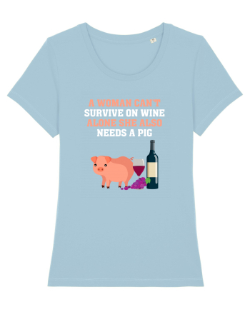 PIG and wine Sky Blue