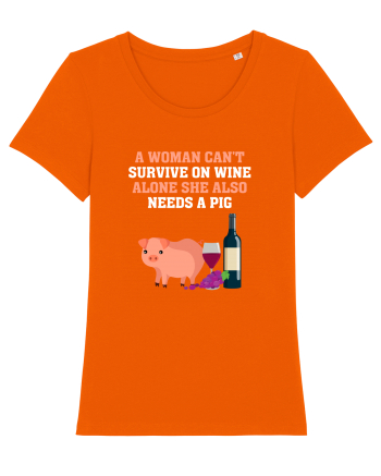 PIG and wine Bright Orange