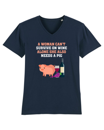 PIG and wine French Navy