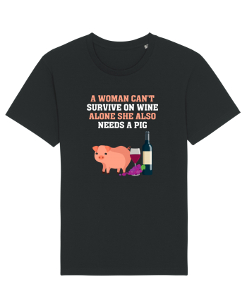 PIG and wine Black