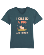 PIG Tricou mânecă scurtă guler V Bărbat Presenter