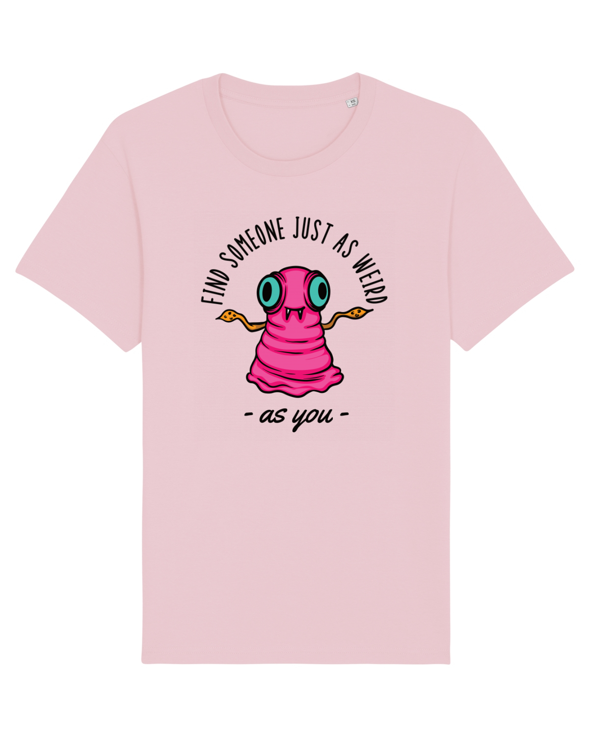Tricou mânecă scurtă Unisex Rocker Cotton Pink