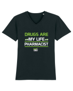 PHARMACIST Tricou mânecă scurtă guler V Bărbat Presenter