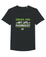 PHARMACIST Tricou mânecă scurtă guler larg Bărbat Skater