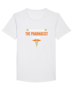 PHARMACIST Tricou mânecă scurtă guler larg Bărbat Skater