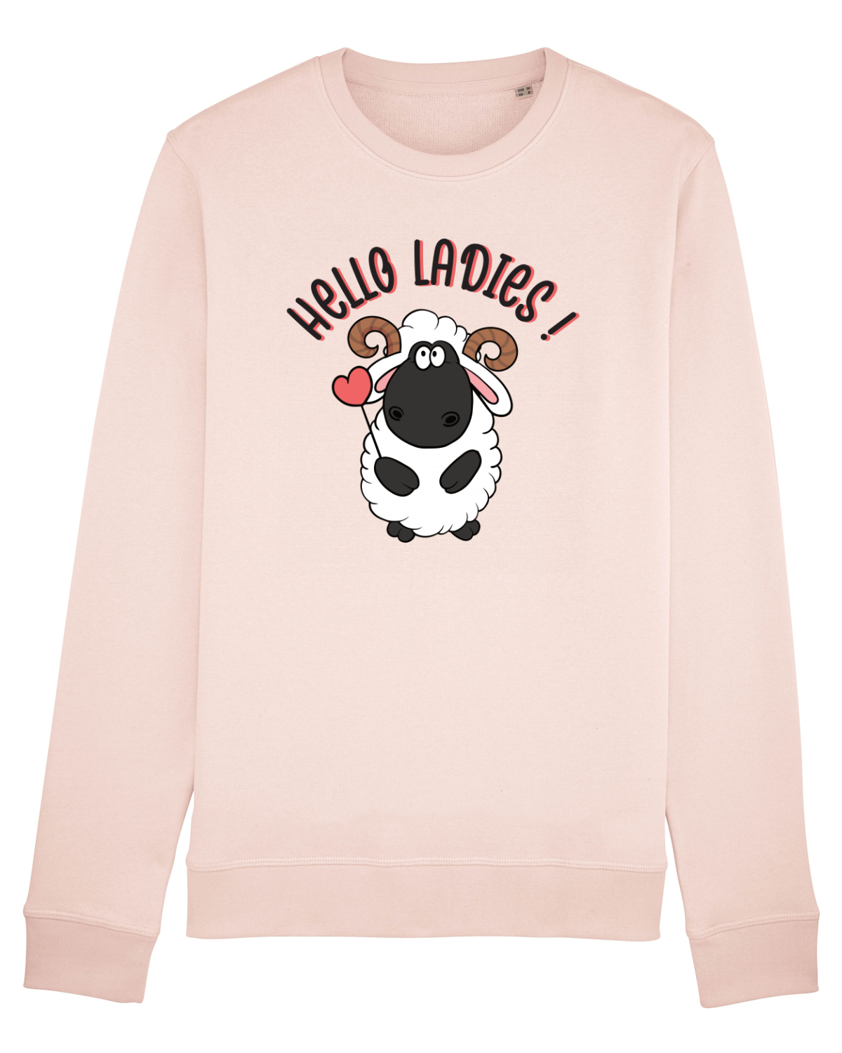 Bluză mânecă lungă Unisex Rise Candy Pink