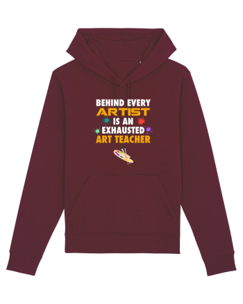 ART TEACHER Burgundy