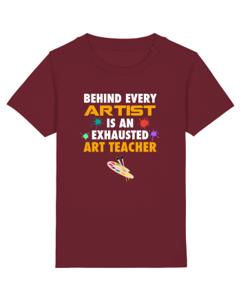 ART TEACHER Burgundy