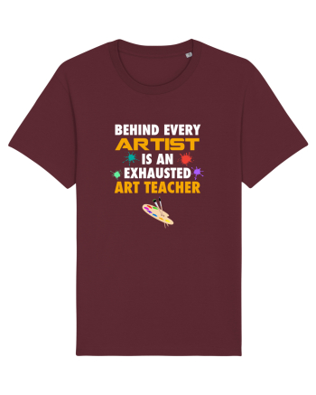 ART TEACHER Burgundy