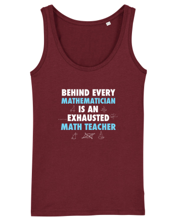MATH TEACHER Burgundy