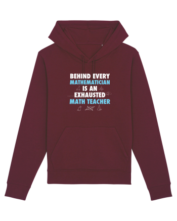 MATH TEACHER Burgundy
