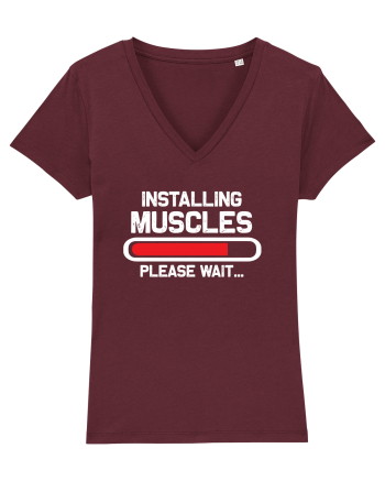 Installing Muscles Please Wait Burgundy