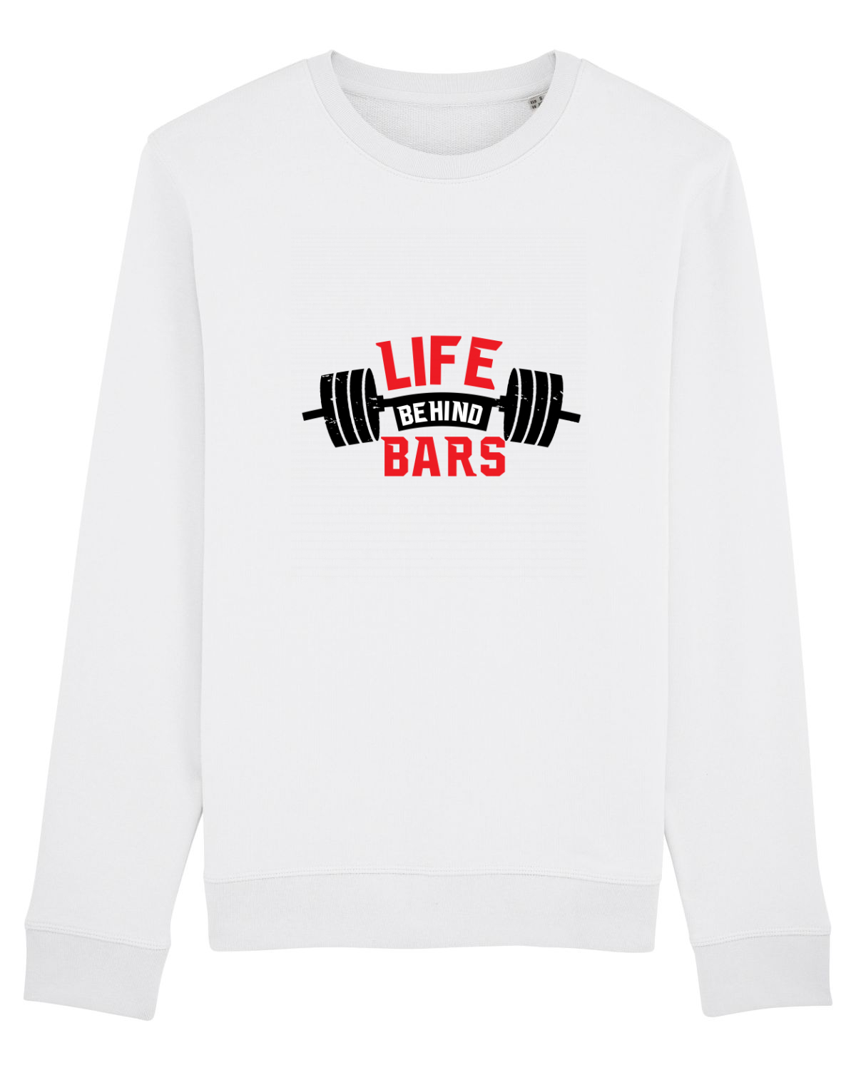 Bluză mânecă lungă Unisex Rise White