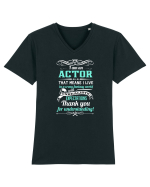 ACTOR Tricou mânecă scurtă guler V Bărbat Presenter