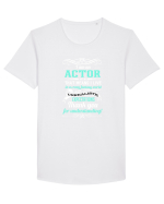 ACTOR Tricou mânecă scurtă guler larg Bărbat Skater