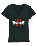 Life Behind Bars Tricou mânecă scurtă guler V Damă Evoker