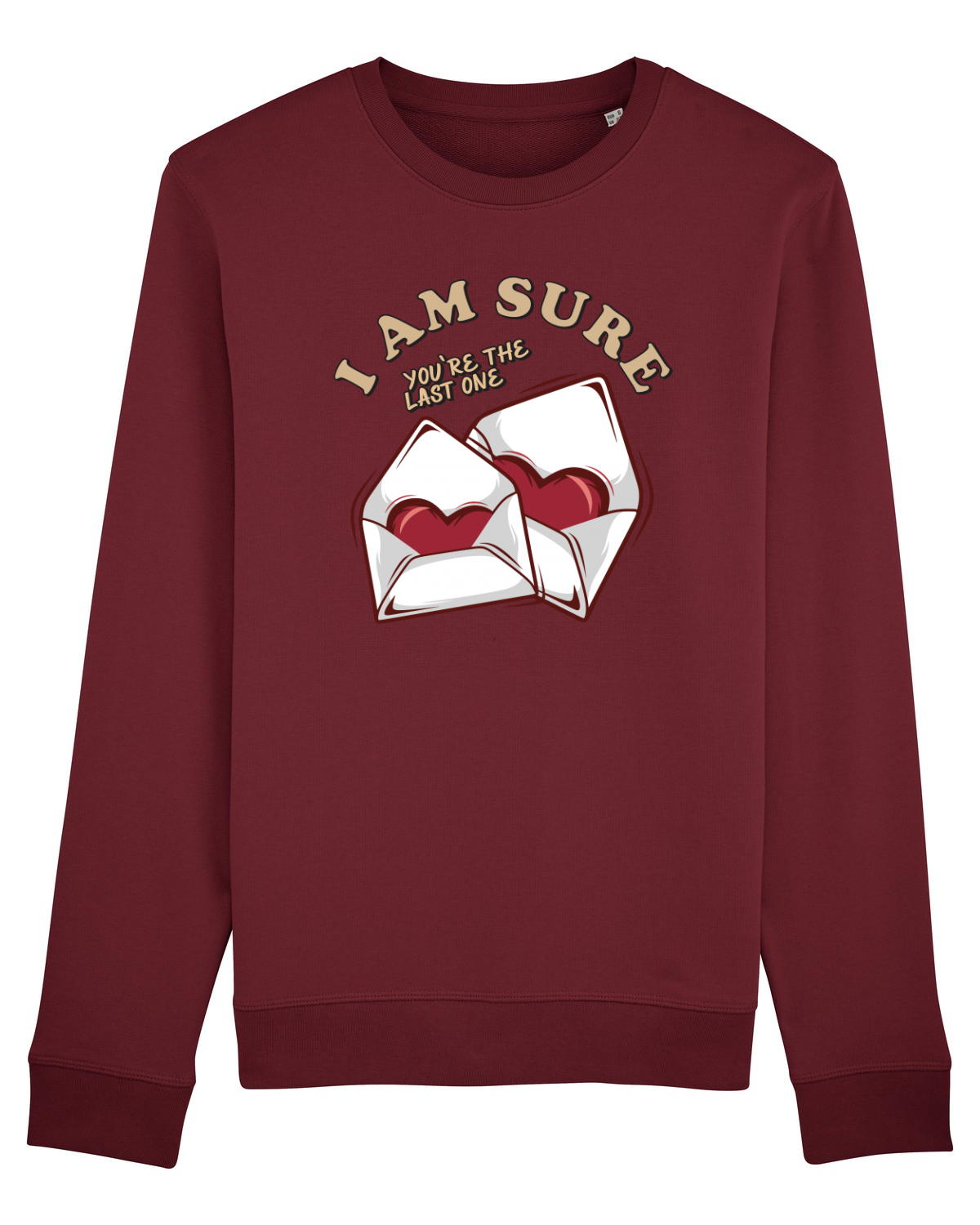 Bluză mânecă lungă Unisex Rise Burgundy