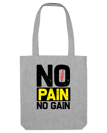 No Pain No Gain Heather Grey