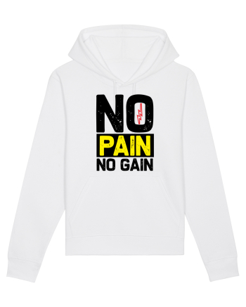 No Pain No Gain White